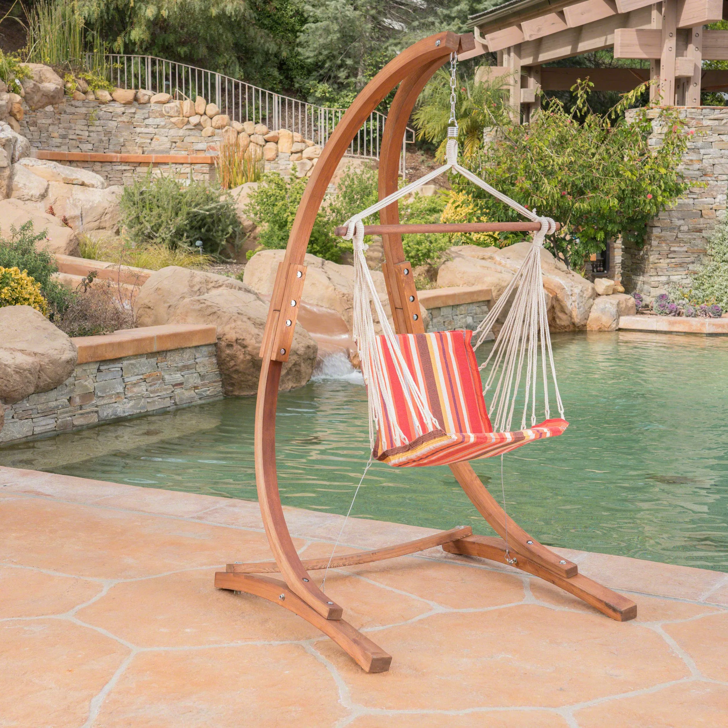 Mavis Fabric Hanging Chair - GDFStudio