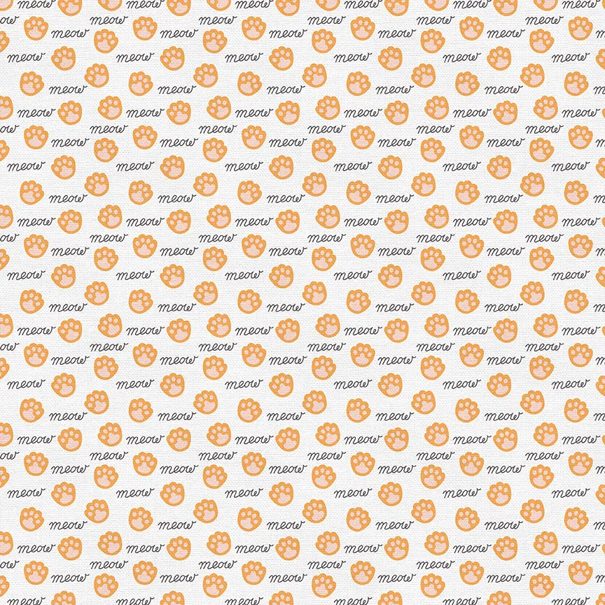 Meow - White/Orange