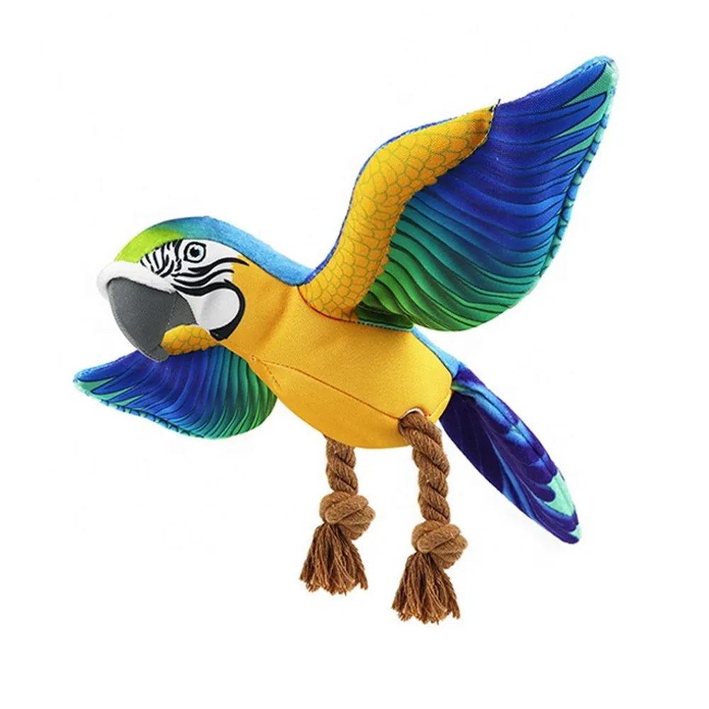 Molly Macaw Rope Squeaker