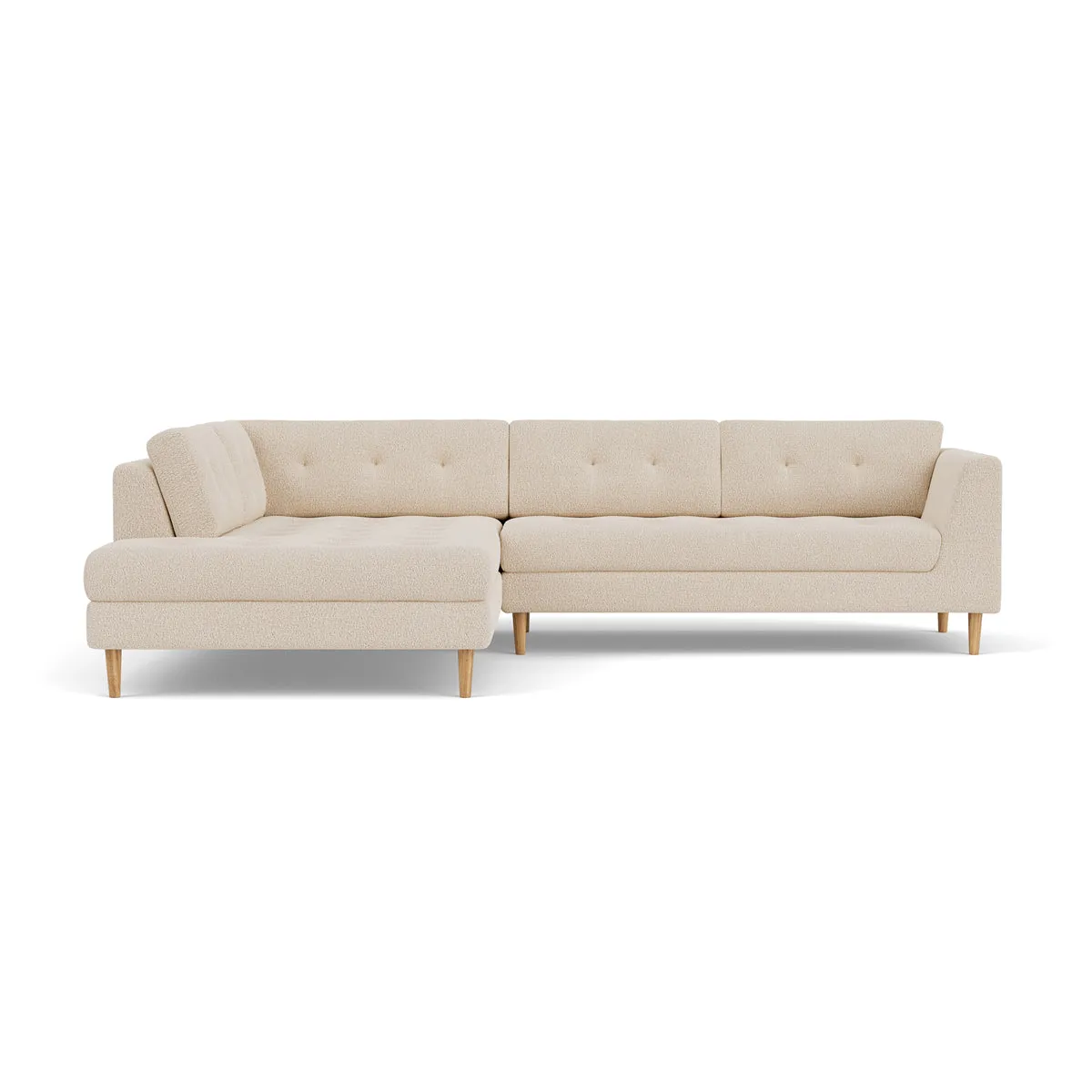 Nelson Boucle Left Corner Sofa