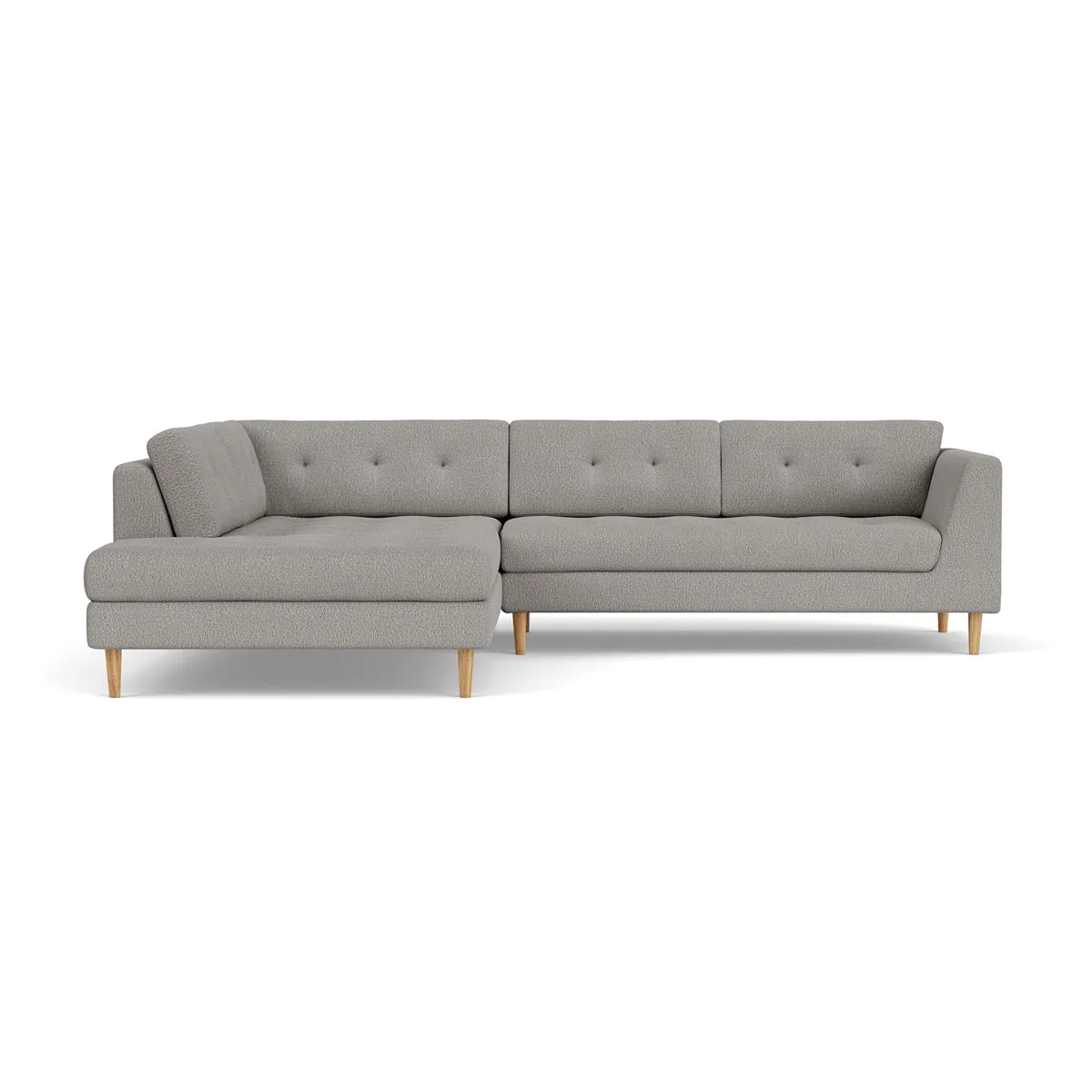 Nelson Boucle Left Corner Sofa