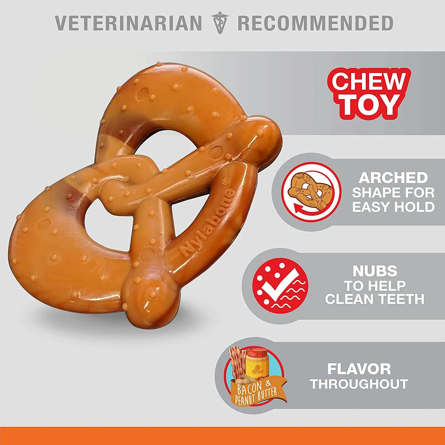 Nylabone Dura Chew Power Chew Pretzel