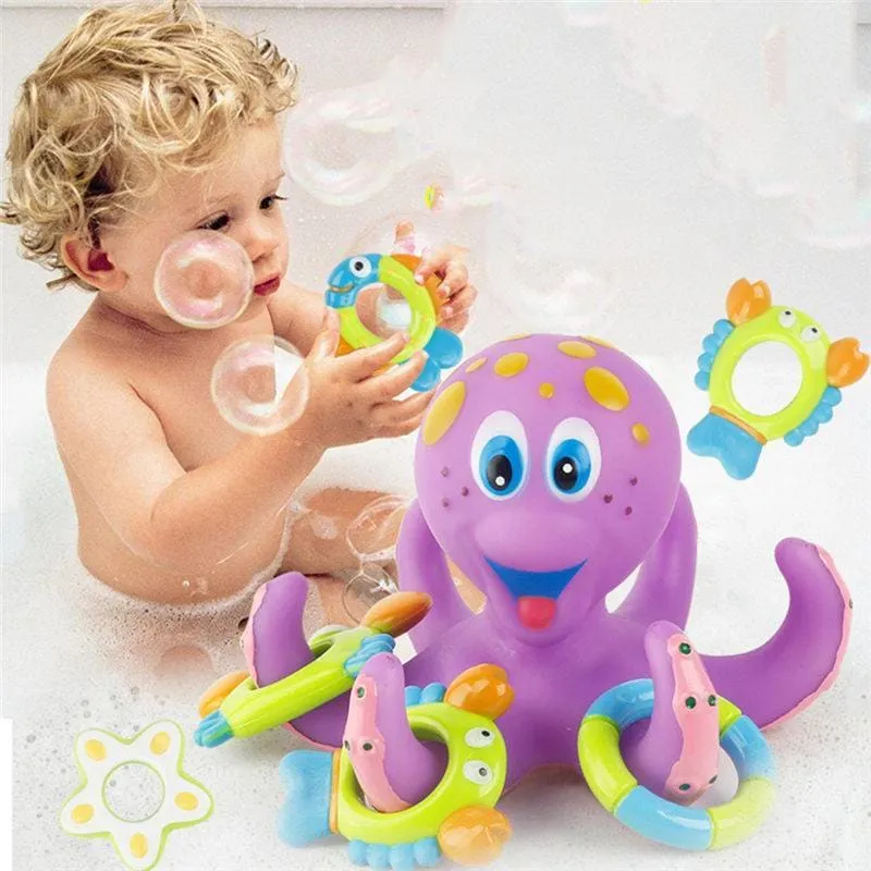 Octopus Shaped Bath Toys for Babies