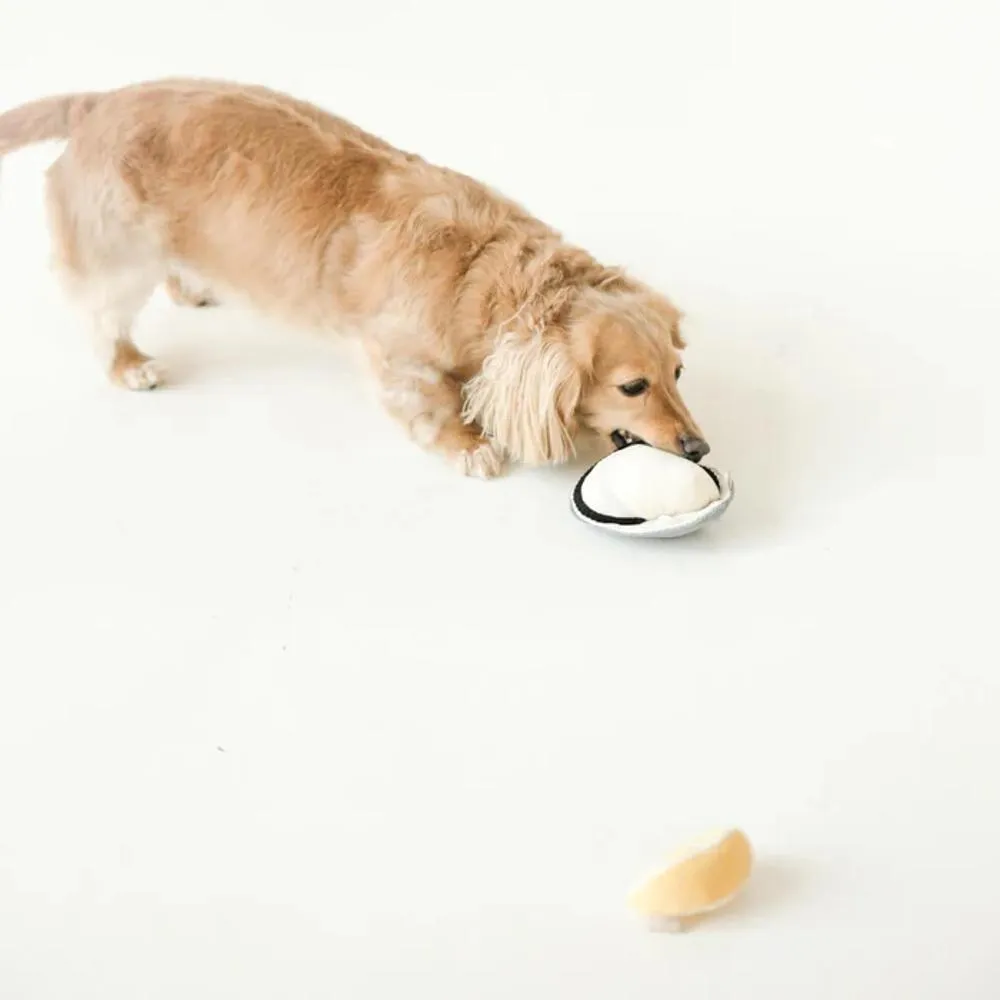 Oyster with Lemon Set of 2 Pcs Dog Toy