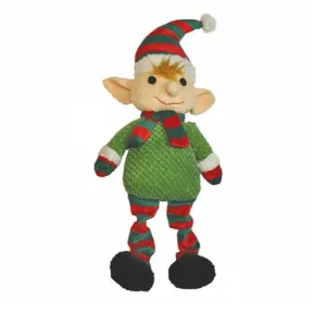 Patchwork XMAS Bungee Elf 18"