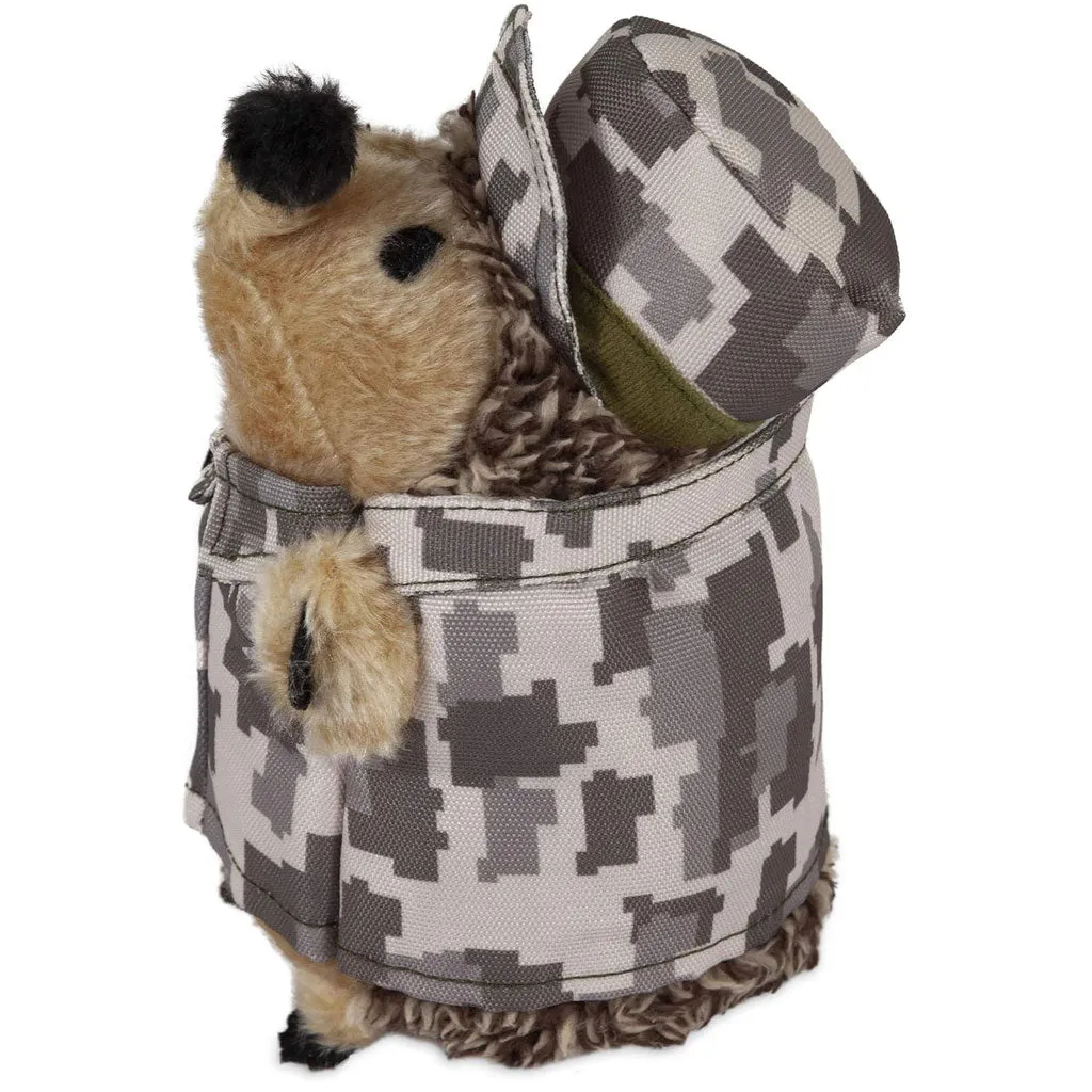 Petmate Zoobilee Army Heggies Plush Dog Toy, 1-count