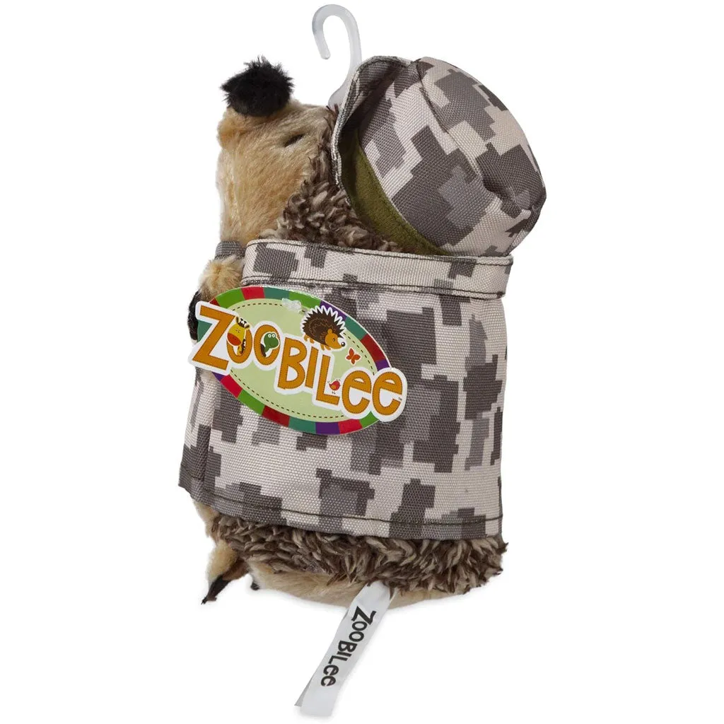 Petmate Zoobilee Army Heggies Plush Dog Toy, 1-count