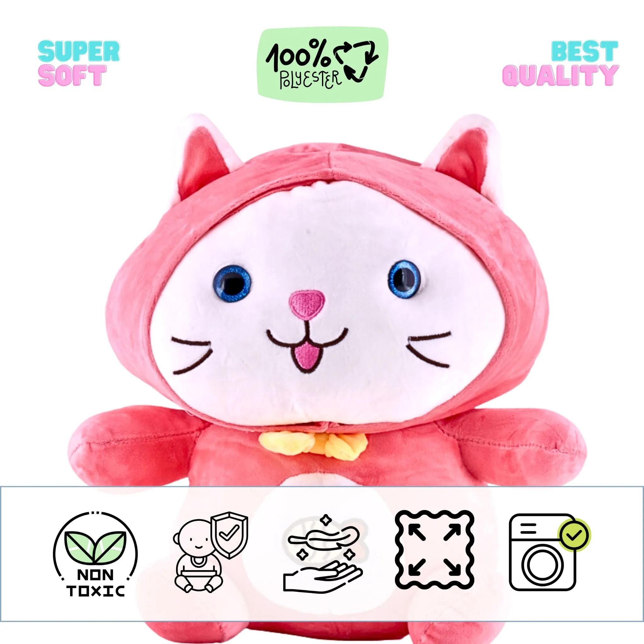 Playful Cat Plush Toy - 50 CM