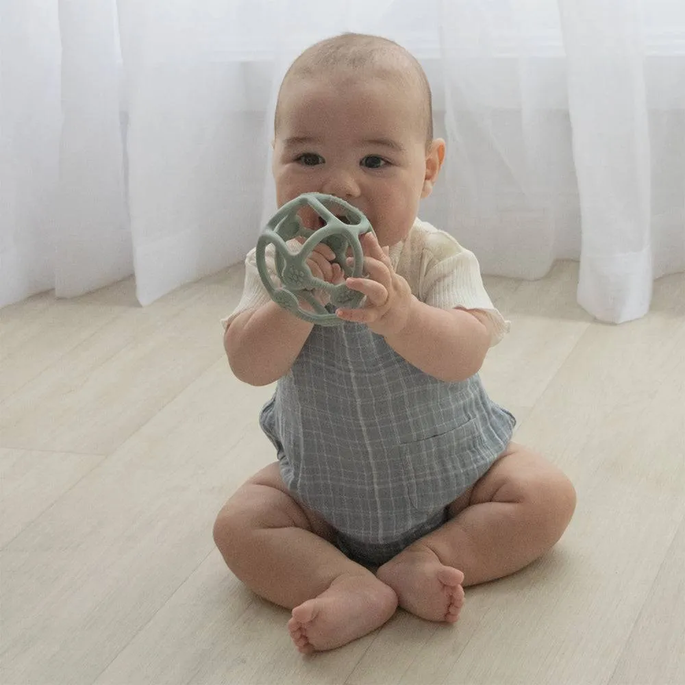 Playground by Living Textiles | Silicone Teething Ball - Sage