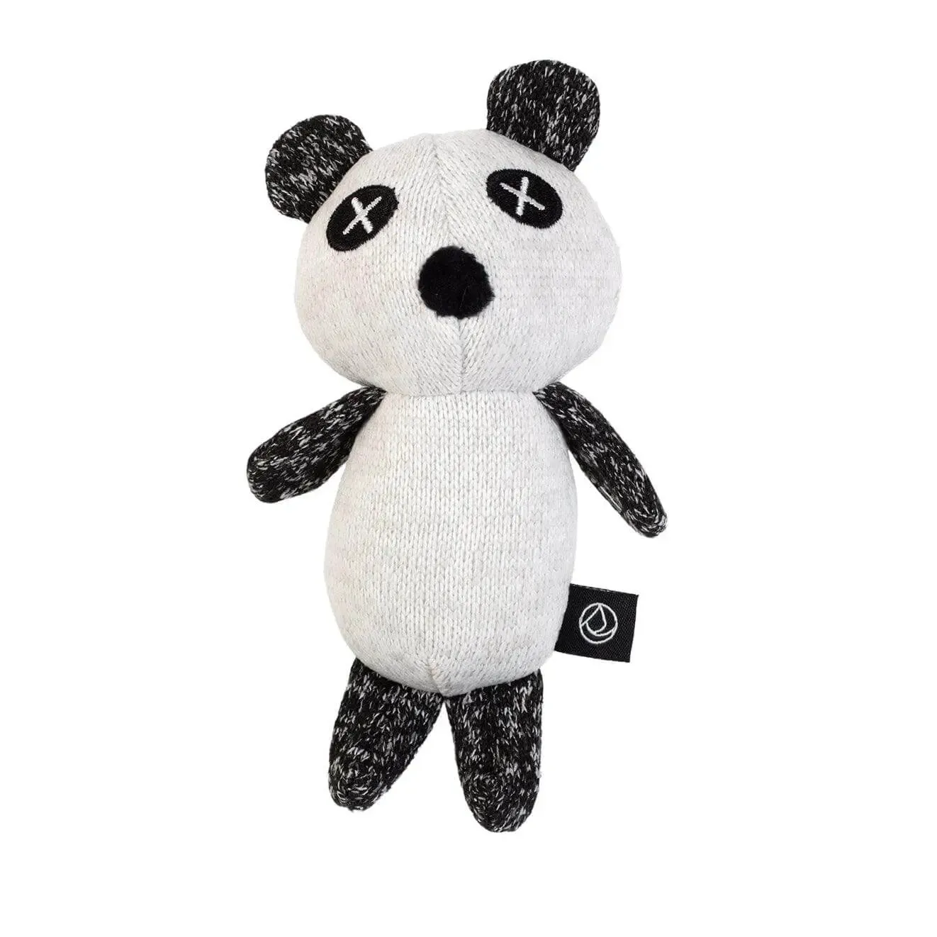 Plush Toys: The Knitted X-Eye Panda Dog Toy