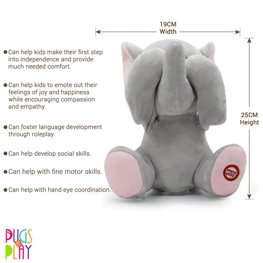 Pugs At Play Peek A Boo Manny Elephant