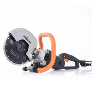 Refurbished Evolution R230DCT 230mm 9" Electric Disc Cutter Concrete Saw with Diamond Blade (B-Grade)