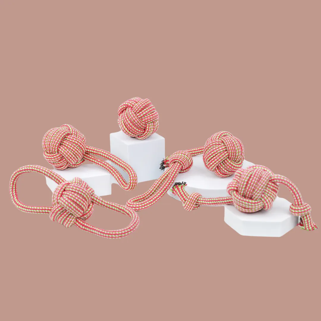 Rose Red Large Rope Tug Toys