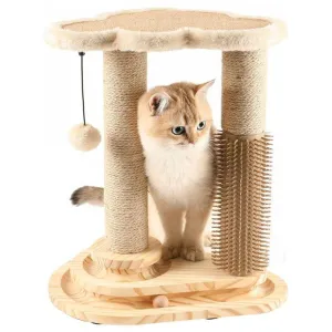 Scratch Post Interactive Toy with Dangling Ball