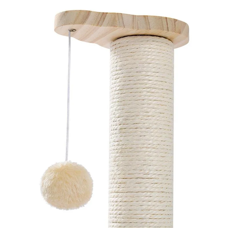 Scratch Post Interactive Toy with Dangling Ball