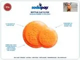 SODAPUP BOTTLE TOP FLYER DURABLE RUBBER RETRIEVING FRISBEE