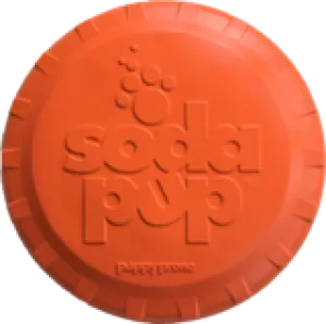 SODAPUP BOTTLE TOP FLYER DURABLE RUBBER RETRIEVING FRISBEE