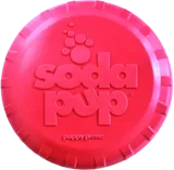 SODAPUP BOTTLE TOP FLYER DURABLE RUBBER RETRIEVING FRISBEE