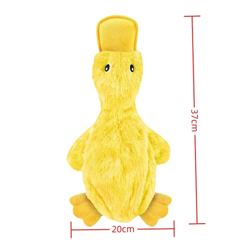 Squeaky Yellow Duck Plush Toy