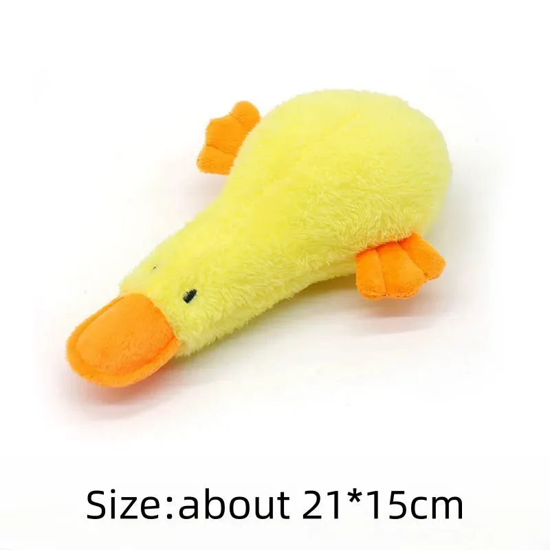 Squeaky Yellow Duck Plush Toy