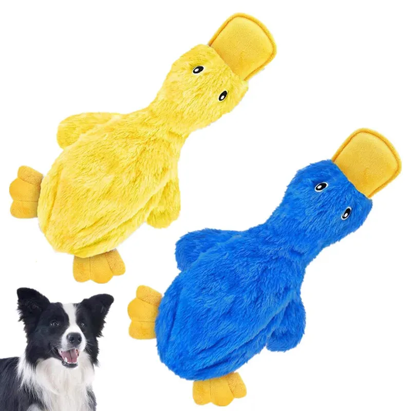 Squeaky Yellow Duck Plush Toy