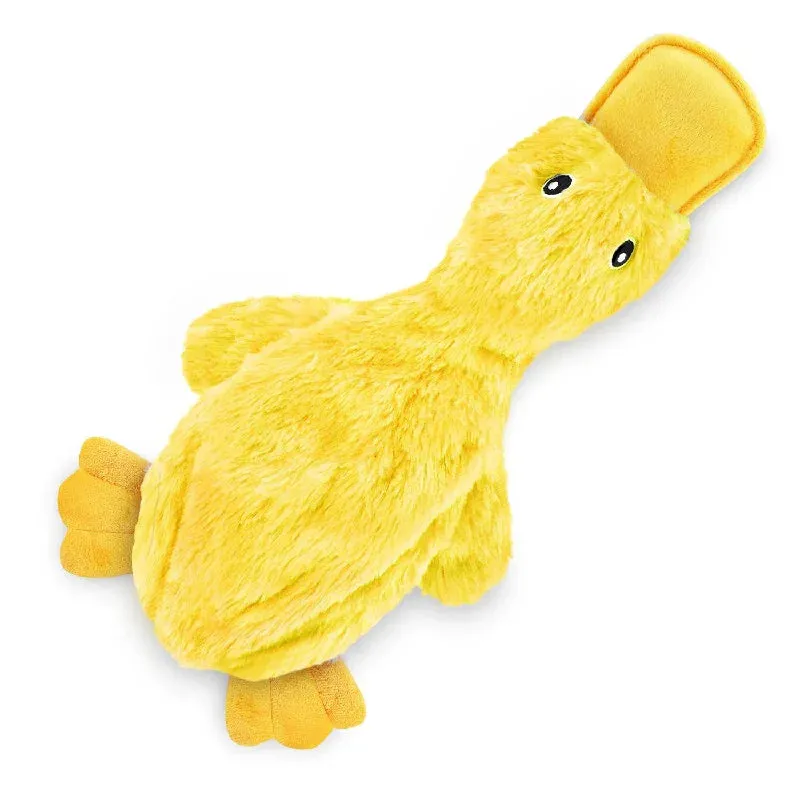 Squeaky Yellow Duck Plush Toy