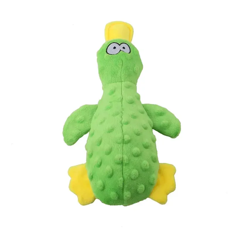 Squeaky Yellow Duck Plush Toy