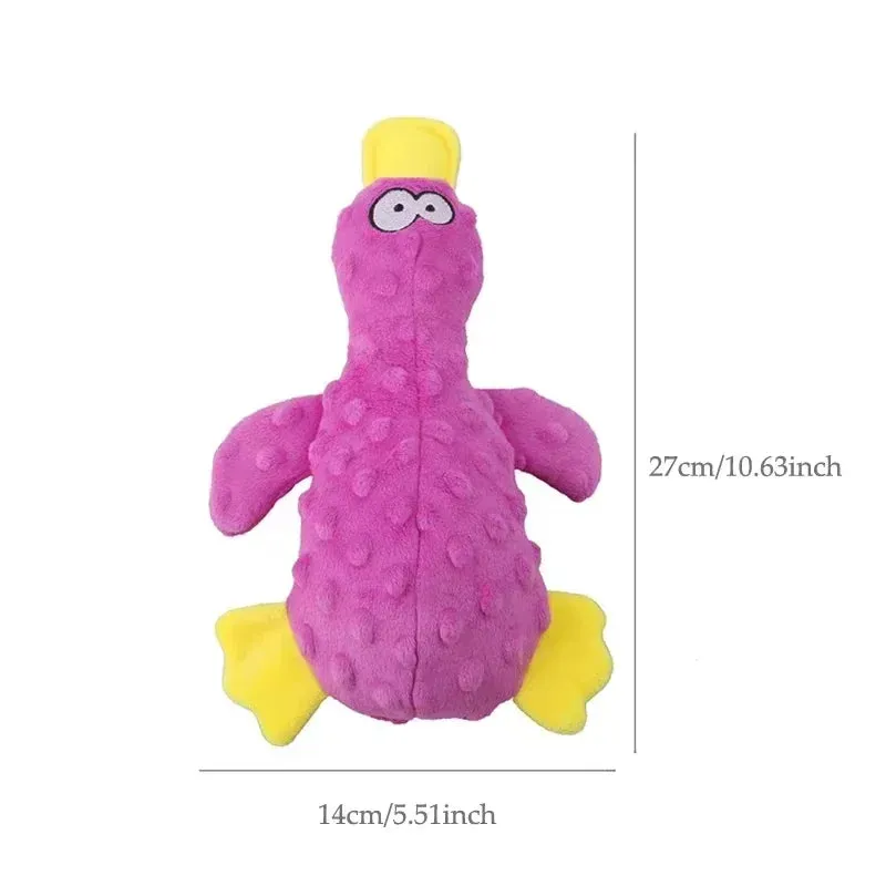 Squeaky Yellow Duck Plush Toy