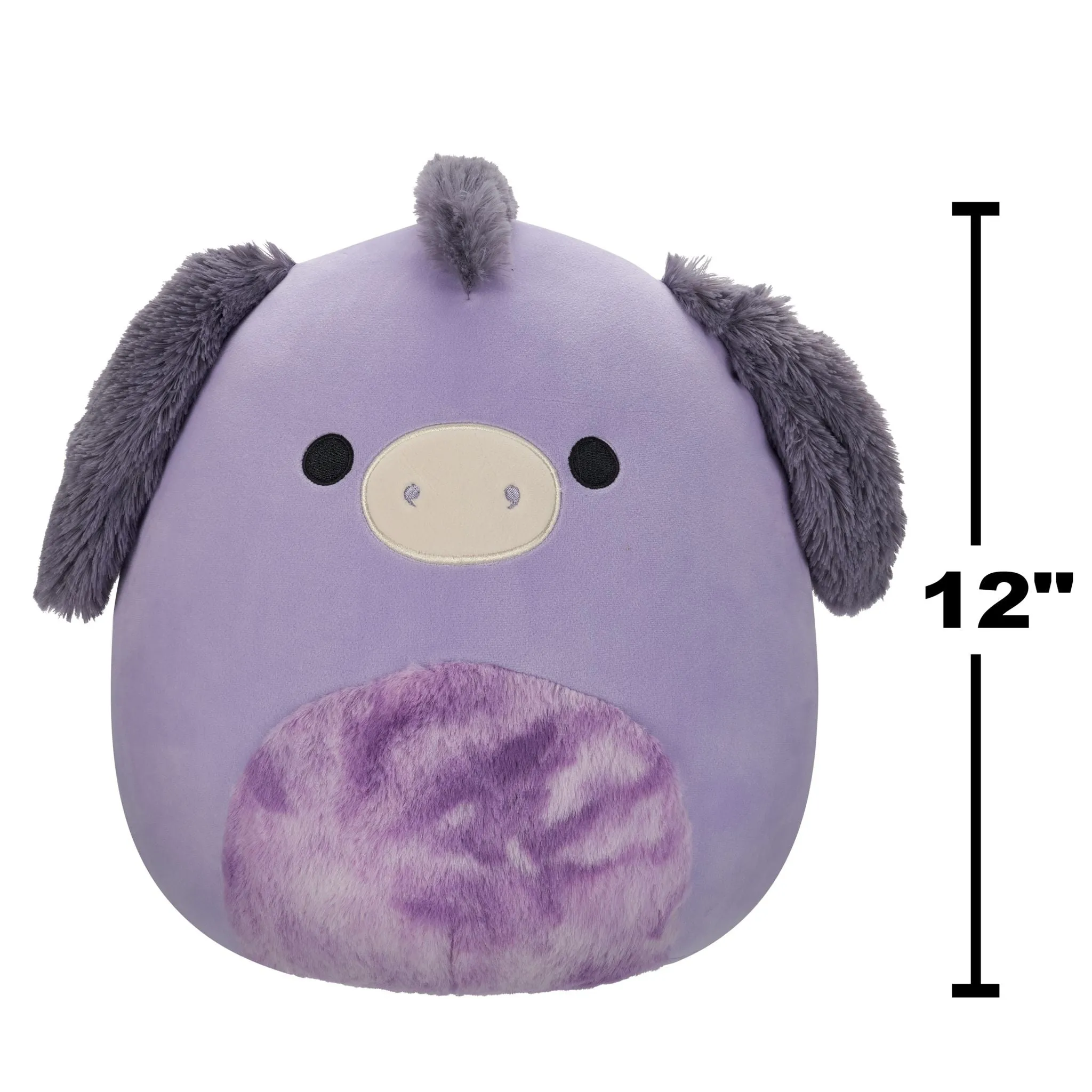 Squishmallows 12 Inch Plush Deacon The Purple Donkey