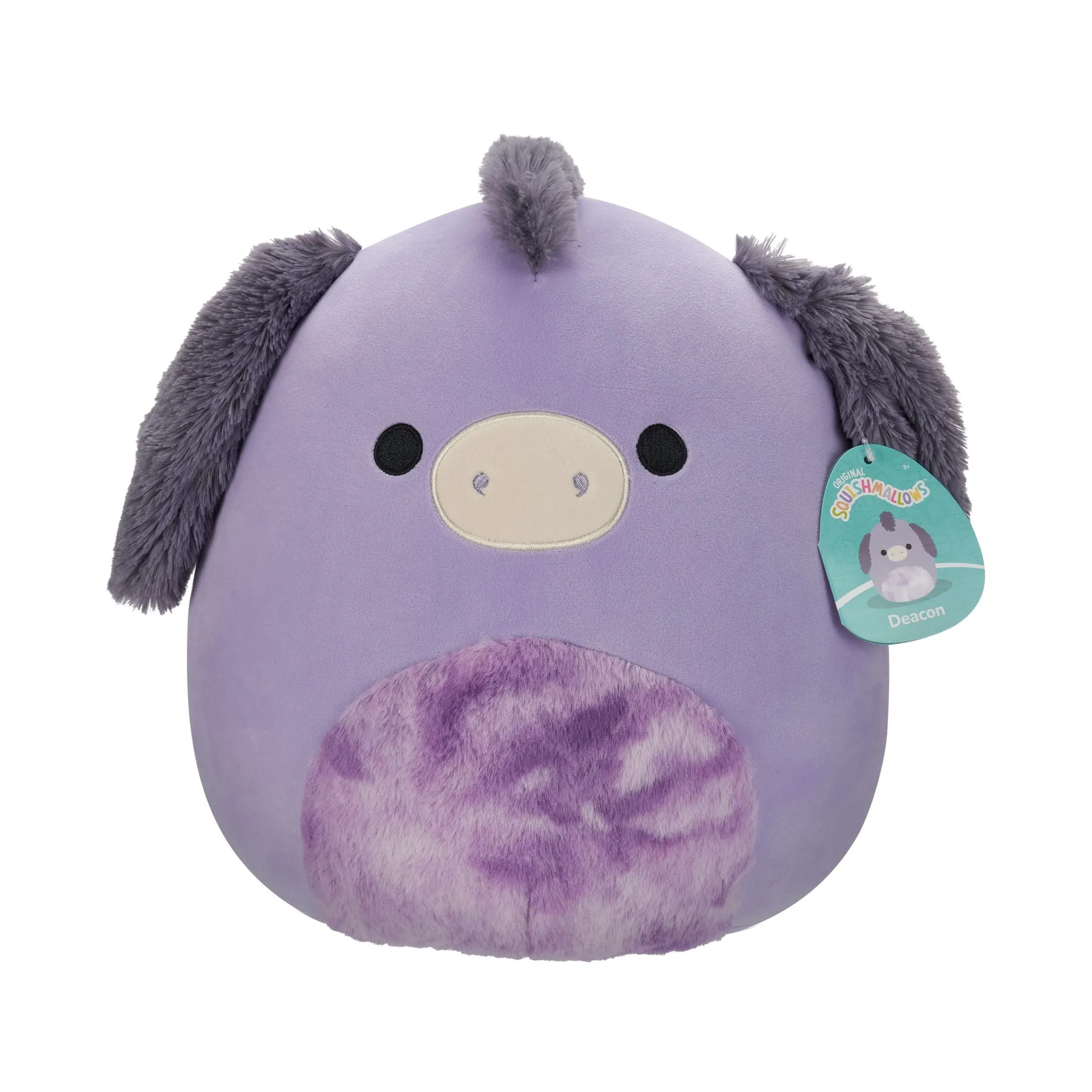 Squishmallows 12 Inch Plush Deacon The Purple Donkey