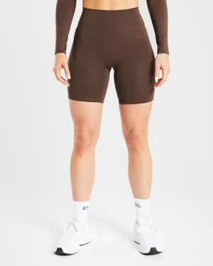 Staple Cycling Shorts - Brown