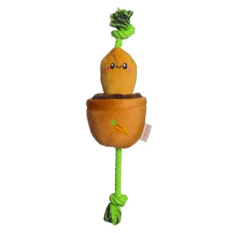 Territory Treat-and-Tug Carrot Dog Toy