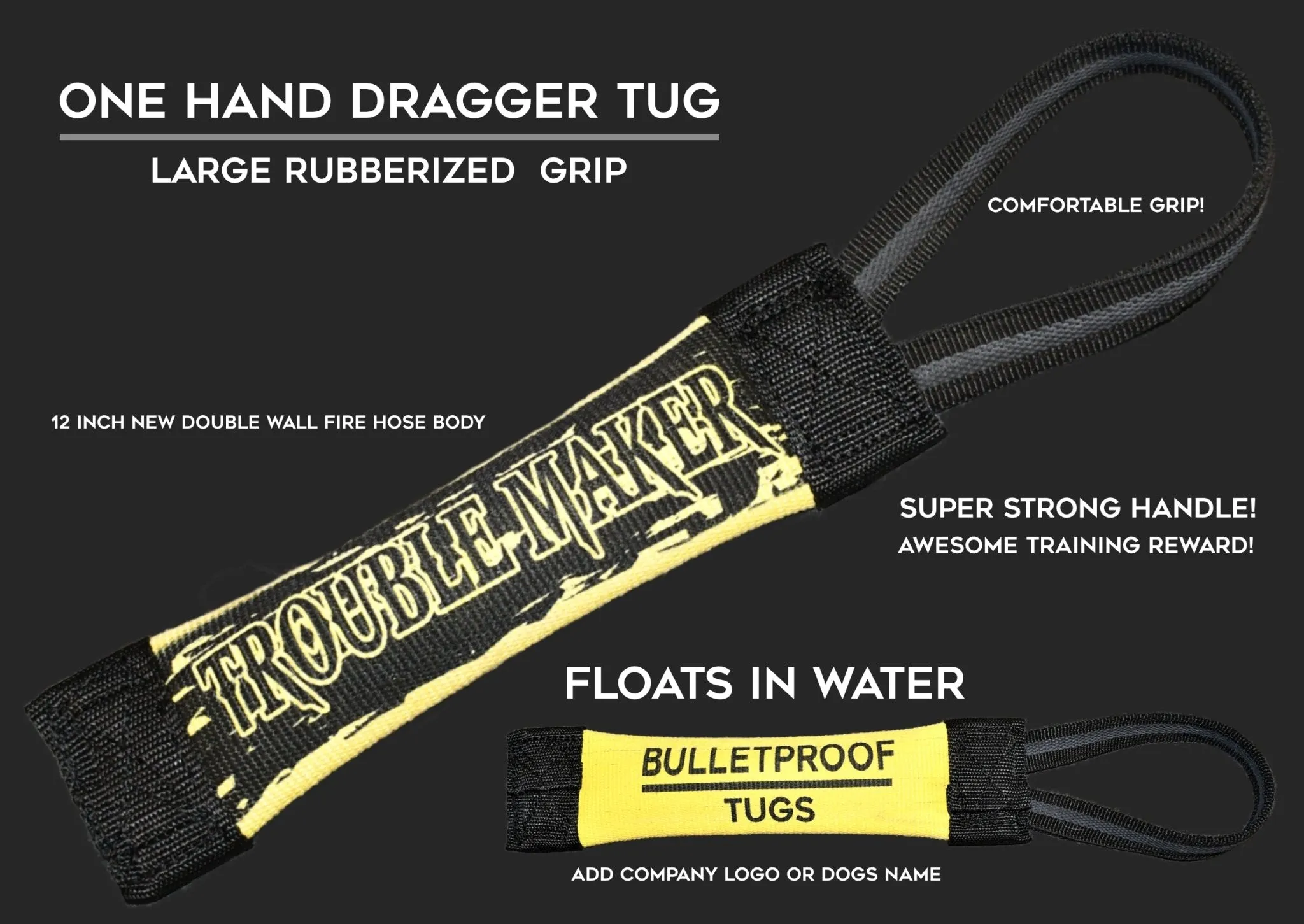 Troublemaker One Hand Dragger Fire Hose Training Tug