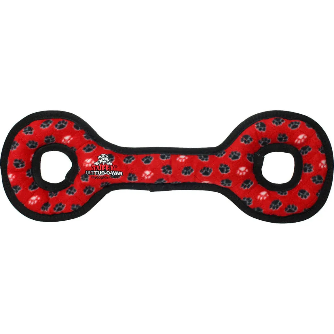 Tuffy Dog Toys Red Ultimate Tug-O-War, Dog Toy