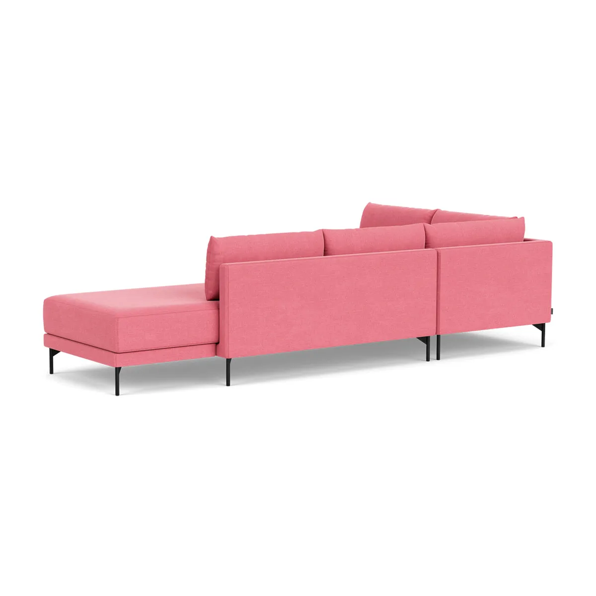 Vivica Fabric Left Sofa Bed (Bubble Gum)