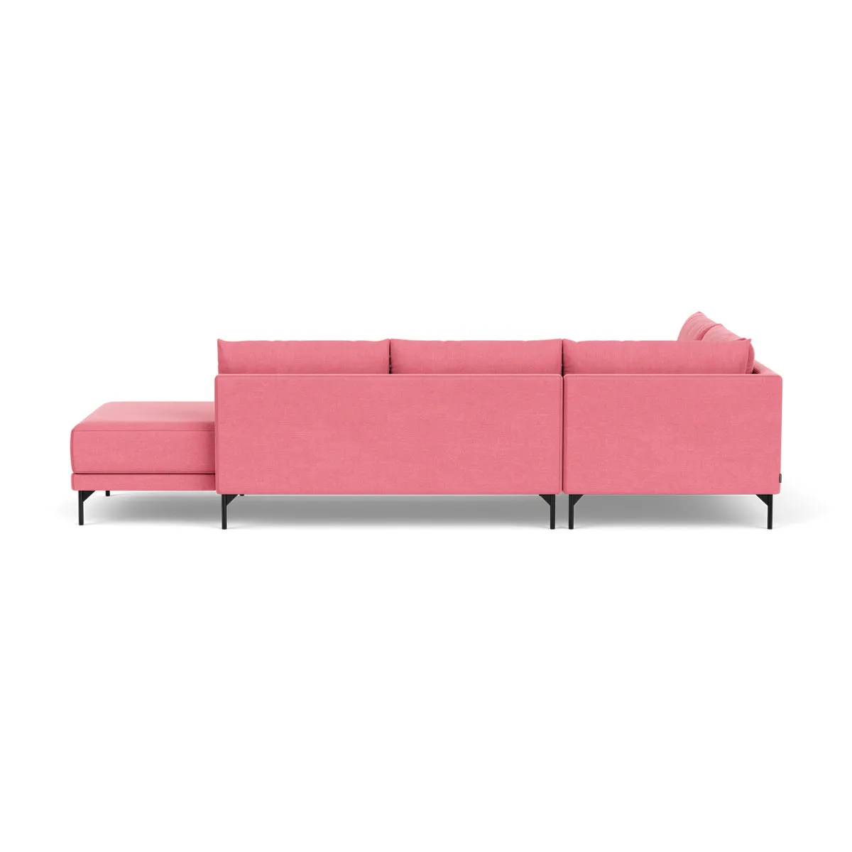 Vivica Fabric Left Sofa Bed (Bubble Gum)