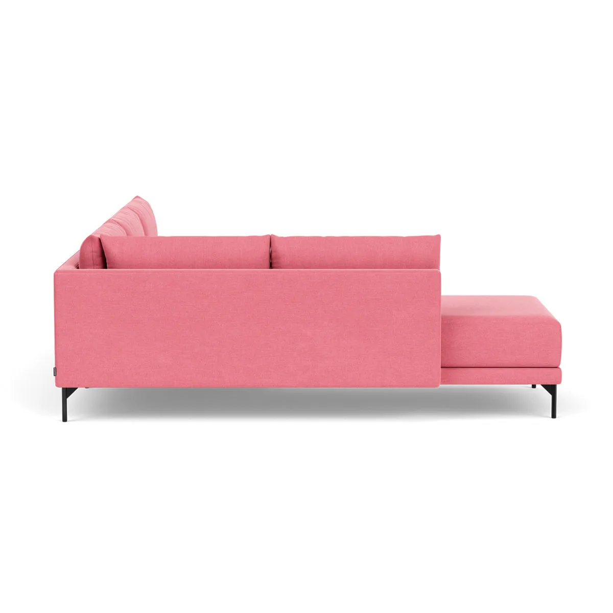 Vivica Fabric Left Sofa Bed (Bubble Gum)