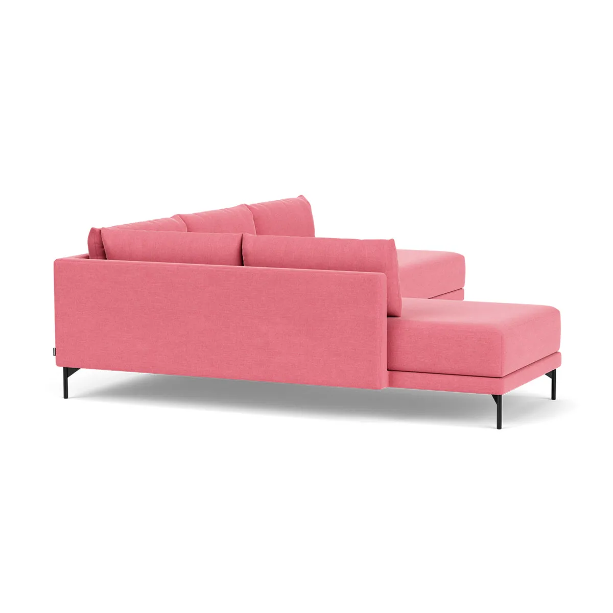 Vivica Fabric Left Sofa Bed (Bubble Gum)