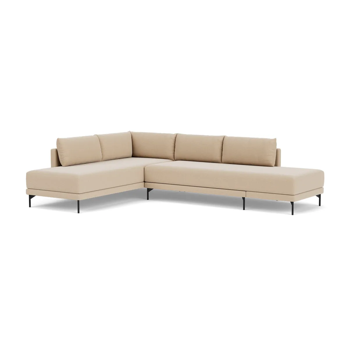 Vivica Fabric Left Sofa Bed (Form Cream)