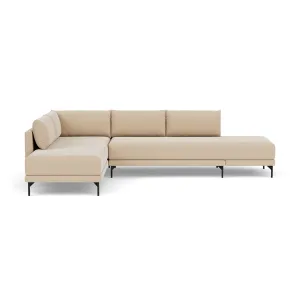 Vivica Fabric Left Sofa Bed (Form Cream)