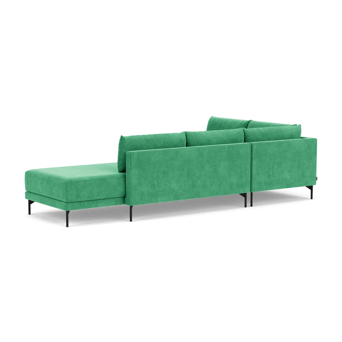 Vivica Fabric Left Sofa Bed (Grass Green)