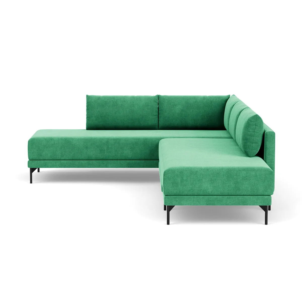 Vivica Fabric Left Sofa Bed (Grass Green)