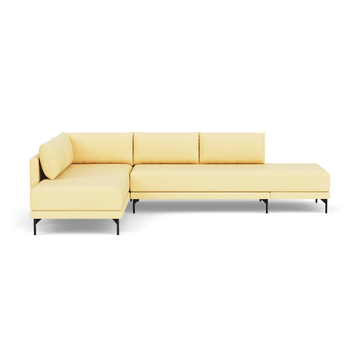 Vivica Fabric Left Sofa Bed (Sun)