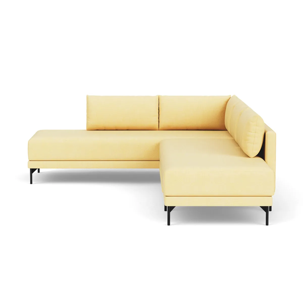 Vivica Fabric Left Sofa Bed (Sun)