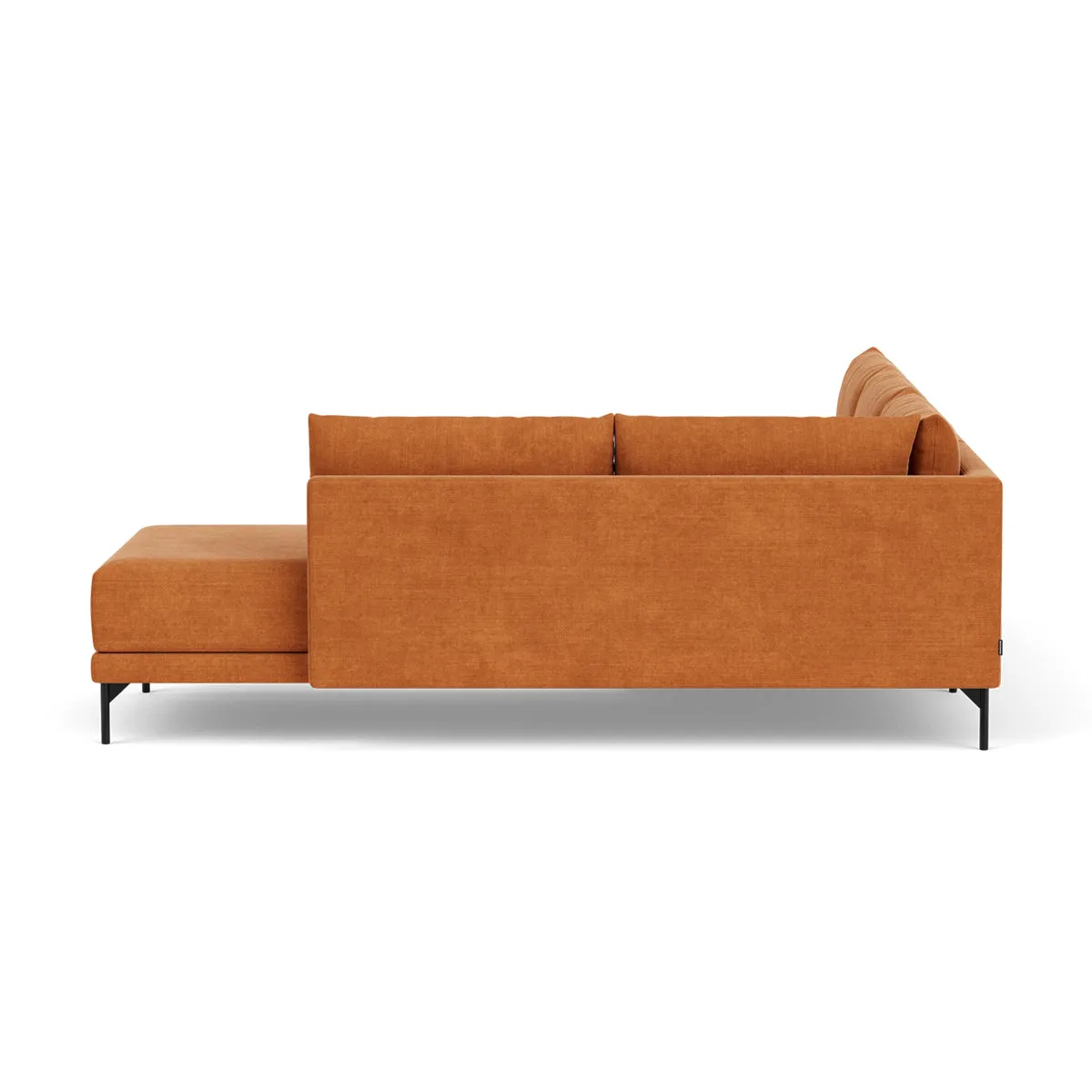 Vivica Fabric Right Sofa Bed (Amber)