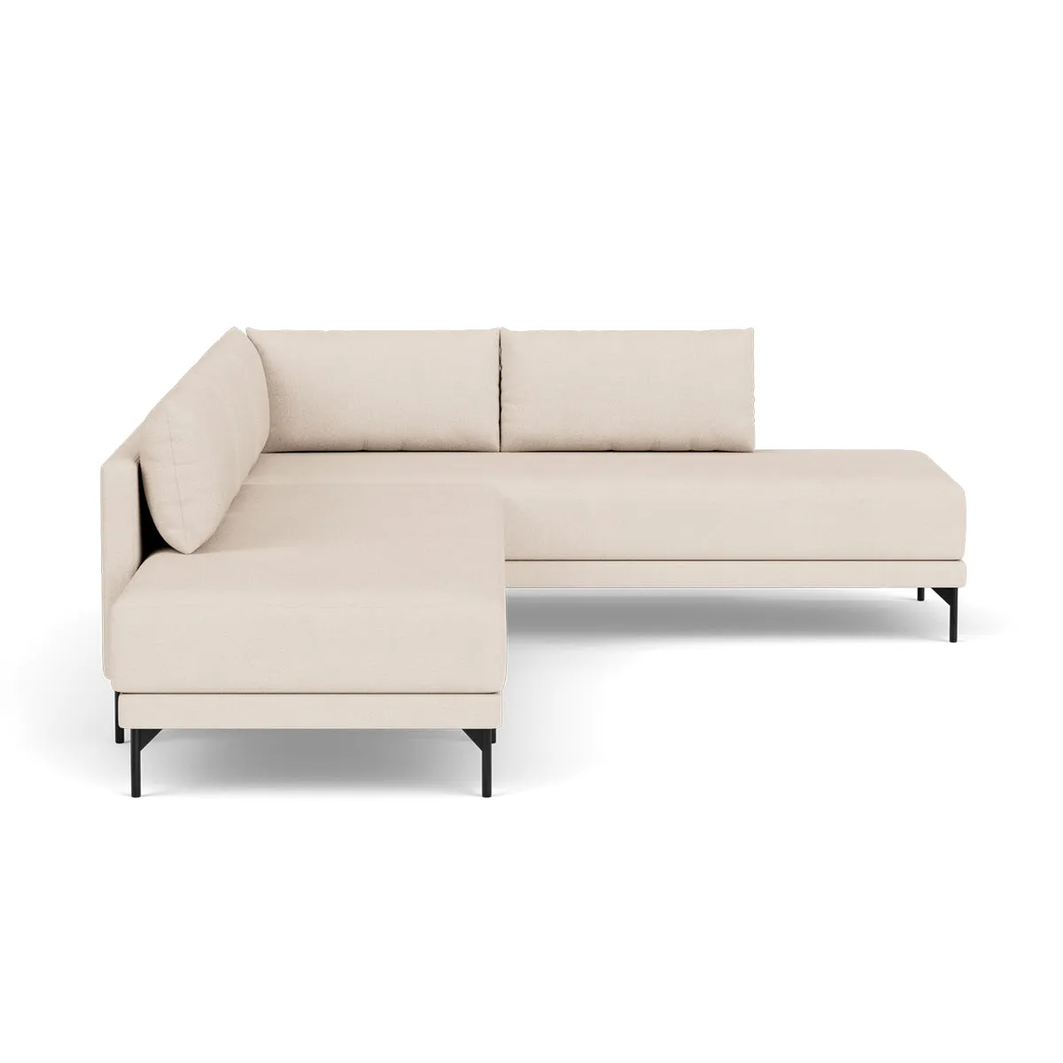 Vivica Fabric Right Sofa Bed (Sand)