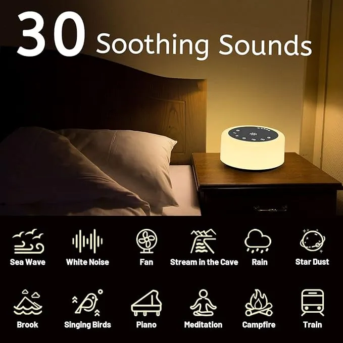 White Noise Machine and Color Nightlight