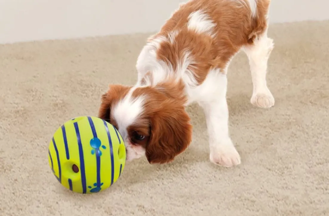 Wobble Wag Giggle Ball - Fun Interactive Toy for Dogs!