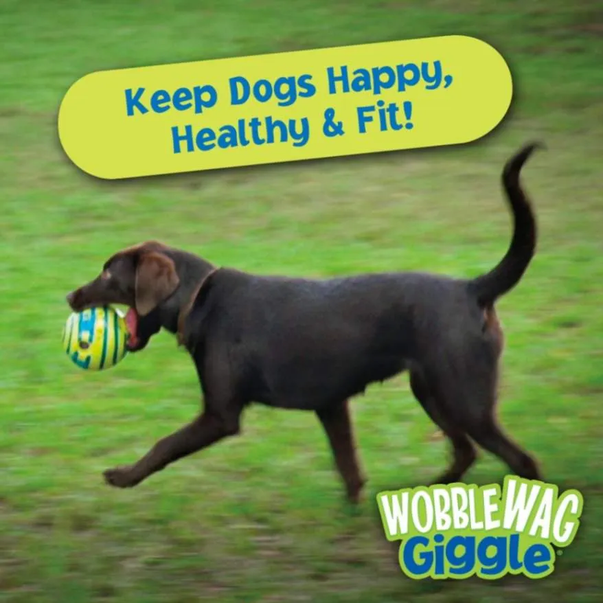 Wobble Wag Giggle Ball - Fun Interactive Toy for Dogs!